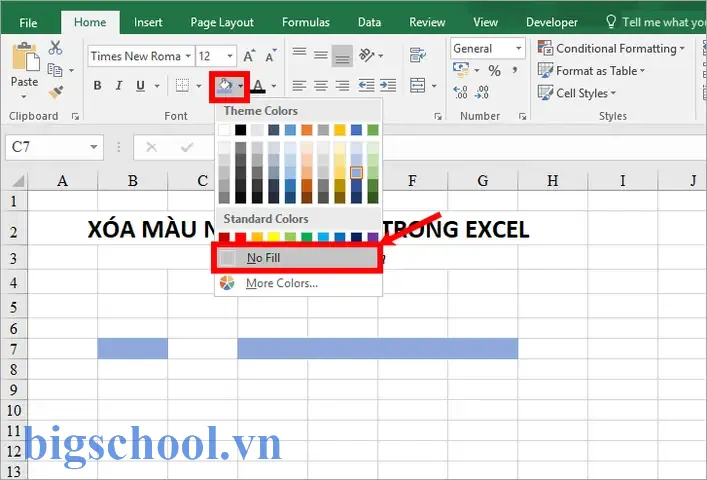 Bỏ Màu Nền Trong Excel: Hướng Dẫn Chi Tiết Từ Cơ Bản Đến Nâng Cao 20 Bỏ Màu Nền Trong Excel