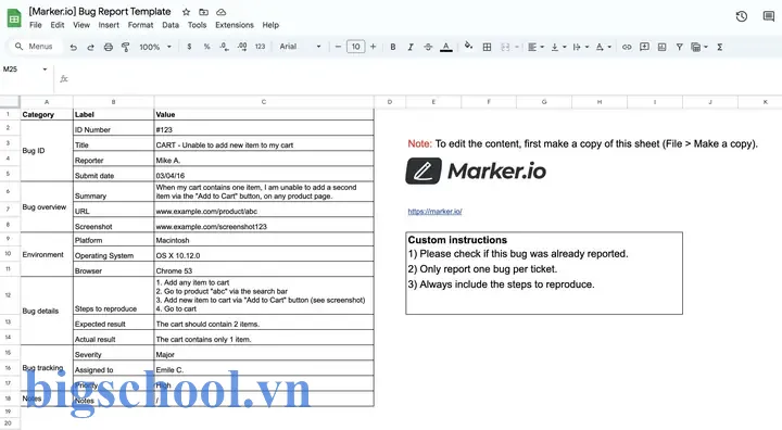Mẫu Báo Cáo Lỗi (bug Report) Trong Excel: Hướng Dẫn Chi Tiết Từ A Đến Z 14 Bug Report Template In Excel