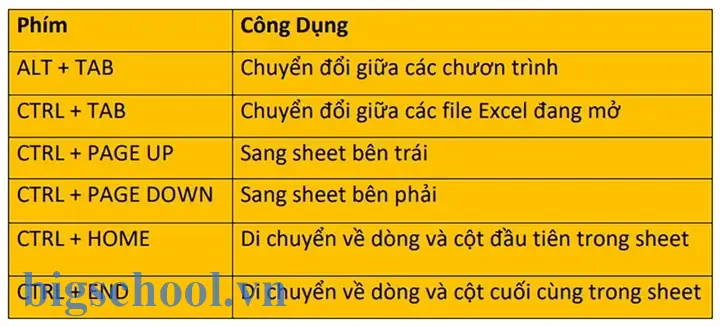 Các Phím Tắt Dùng Trong Excel: Hướng Dẫn Chi Tiết Để Làm Việc Nhanh Hơn Và Hiệu Quả Hơn 13 Các Phím Tắt Dùng Trong Excel