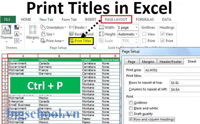 Các Thủ Thuật Trong Excel