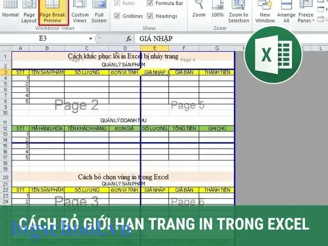 Cách Bỏ Giới Hạn Dòng Trong Excel: Hướng Dẫn Chi Tiết Từ Cơ Bản Đến Nâng Cao 13 Cách Bỏ Giới Hạn Dòng Trong Excel