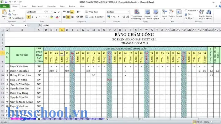 Cách Chấm Công Trên Excel: Hướng Dẫn Chi Tiết Từ Cơ Bản Đến Nâng Cao 15 Cách Chấm Công Trên Excel