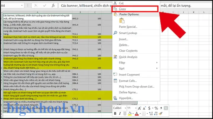 Cách Copy Bảng Từ Excel Sang Word