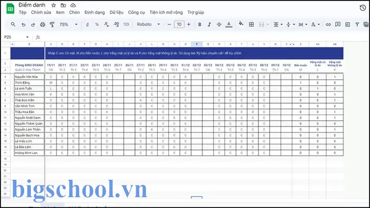 Cách Điểm Danh Bằng Excel: Hướng Dẫn Chi Tiết Từ Cơ Bản Đến Nâng Cao 11 Cách Điểm Danh Bằng Excel