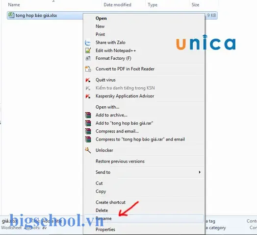 Cách Đổi Tên File Excel: Hướng Dẫn Chi Tiết Từ Cơ Bản Đến Nâng Cao 7 Cách Đổi Tên File Excel