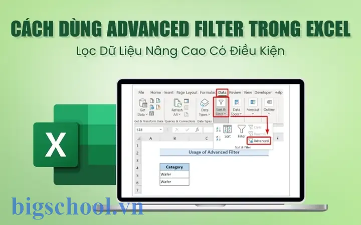Cách Dùng Advanced Filter Trong Excel: Hướng Dẫn Chi Tiết Từ Cơ Bản Đến Nâng Cao 1 Cách Dùng Advanced Filter Trong Excel