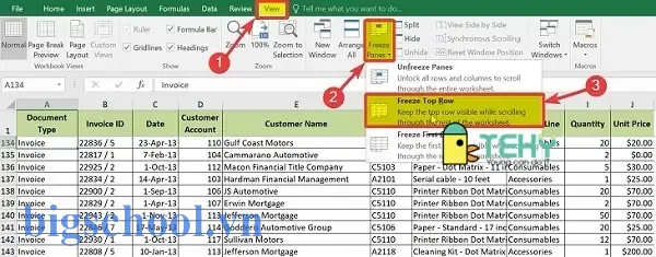 Cách Giữ Tiêu Đề Trong Excel: Hướng Dẫn Chi Tiết Từ Cơ Bản Đến Nâng Cao 3 Cách Giữ Tiêu Đề Trong Excel