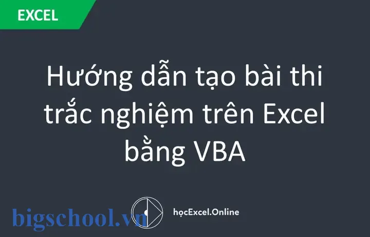 Cách Làm Bài Thi Excel
