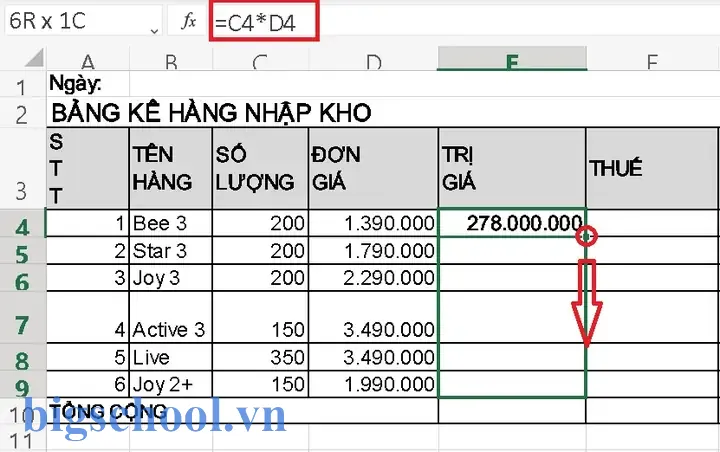 Cách Sao Chép Công Thức Trong Excel: Hướng Dẫn Chi Tiết Từ Cơ Bản Đến Nâng Cao 1 Cách Sao Chép Công Thức Trong Excel