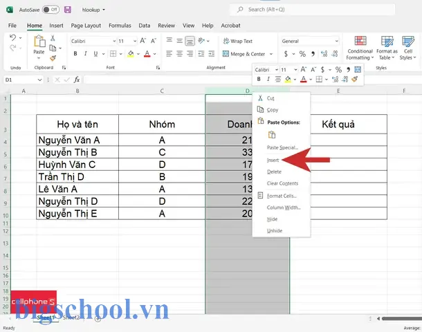 Cách Thêm Cột Trong Excel: Hướng Dẫn Chi Tiết Từ Cơ Bản Đến Nâng Cao 13 Cách Thêm Cột Trong Excel