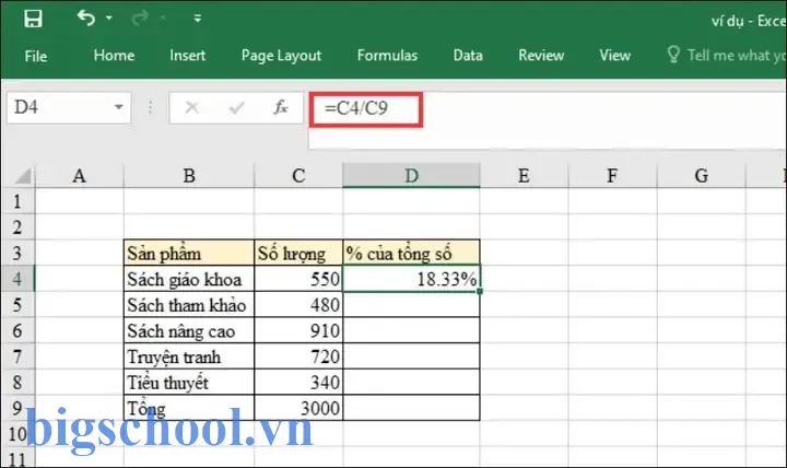Cách Tính Phần Trăm Trong Excel: Hướng Dẫn Chi Tiết Từ Cơ Bản Đến Nâng Cao 3 Cách Tính Phần Trăm Trong Excel
