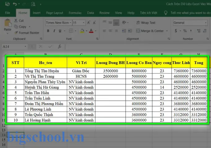 Cách Trộn Excel Vào Excel: Hướng Dẫn Chi Tiết Từ Cơ Bản Đến Nâng Cao 17 Cách Trộn Excel Vào Excel