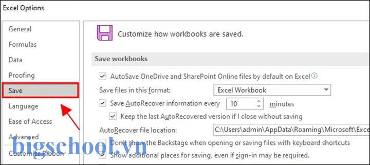 Cài Đặt Tự Động Lưu Trong Excel: Hướng Dẫn Chi Tiết Từ A Đến Z 11 Cài Tự Động Lưu Trong Excel
