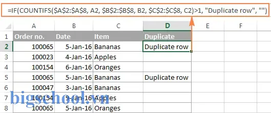 Kiểm Tra Và Xử Lý Dòng Trùng Lặp Trong Excel: Hướng Dẫn Chi Tiết Từ Cơ Bản Đến Nâng Cao 9 Check Duplicate Row In Excel