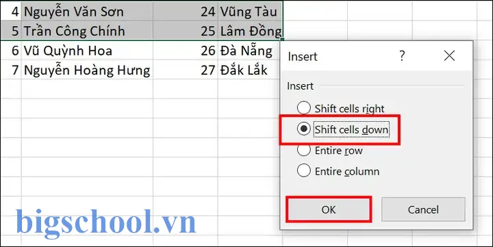 Hướng Dẫn Chi Tiết Cách Chèn Thêm Hàng Trong Excel: Từ Cơ Bản Đến Nâng Cao 19 Chèn Thêm Hàng Trong Excel