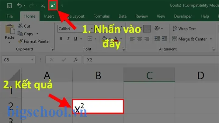 Chỉ Số Trên Trong Excel