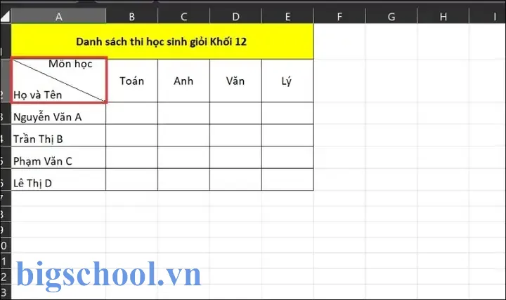 Chia Cột Chéo Trong Excel: Kỹ Thuật, Công Thức Và Ứng Dụng Thực Tiễn 19 Chia Cột Chéo Trong Excel