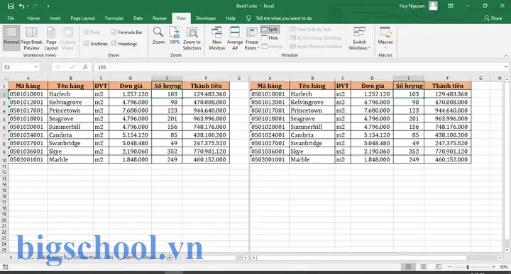 Chia Trang Excel Thành 2 Phần: Hướng Dẫn Chi Tiết Từ Cơ Bản Đến Nâng Cao 17 Chia Trang Excel Thành 2 Phần