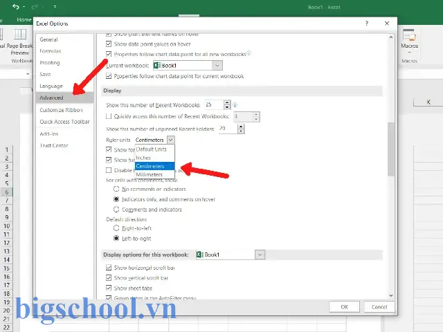 Chỉnh Đơn Vị Trong Excel