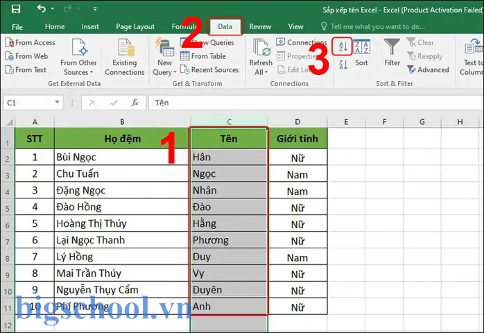 Hướng Dẫn Chi Tiết Cách Chỉnh Theo Thứ Tự Abc Trong Excel: Từ Cơ Bản Đến Nâng Cao 19 Chỉnh Theo Thứ Tự Abc Trong Excel