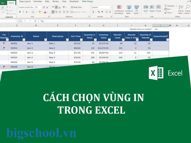 Chọn Vùng In Trong Excel: Hướng Dẫn Chi Tiết Từ Cơ Bản Đến Nâng Cao 19 Chọn Vùng In Trong Excel
