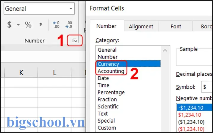 Chuyển Đơn Vị Tiền Tệ Trong Excel