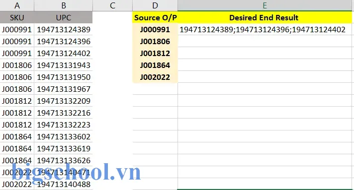 Concat Multiple Cells In Excel