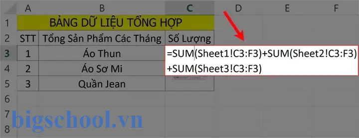 Công Thức Cộng Các Sheet Trong Excel: Hướng Dẫn Chi Tiết Từ Cơ Bản Đến Nâng Cao 13 Công Thức Cộng Các Sheet Trong Excel