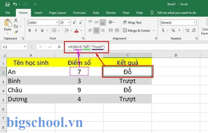 Công Thức Excel Hàm If
