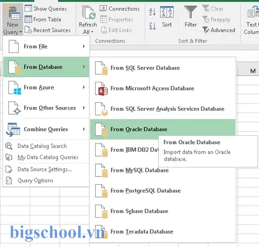 Connect Excel To Oracle Database