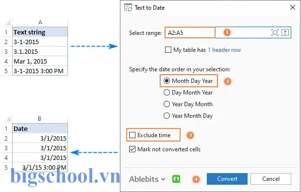 Convert String To Date Excel