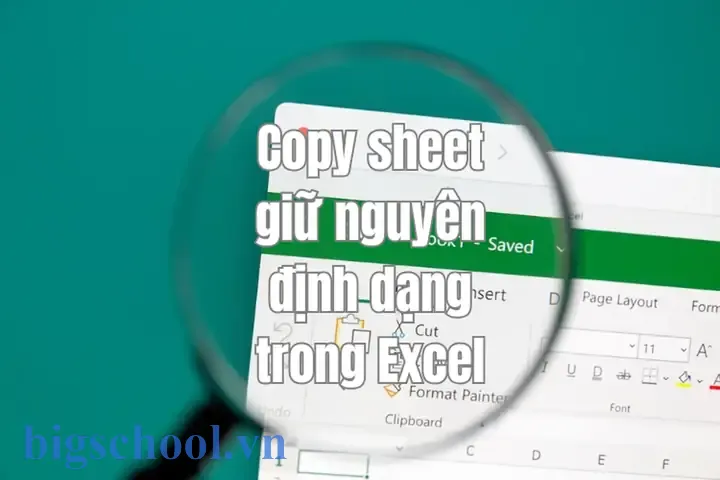 Copy Giữ Nguyên Định Dạng Trong Excel