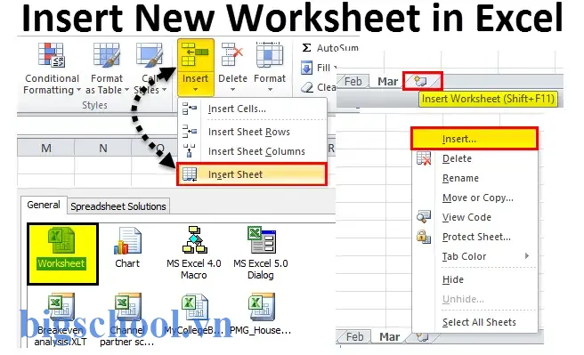 Create New Sheet In Excel