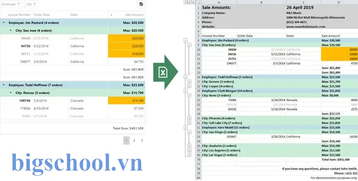 Devexpress Gridview Export To Excel