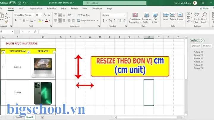 Đo Kích Thước Trong Excel: Hướng Dẫn Chi Tiết Từ Cơ Bản Đến Nâng Cao 5 Đo Kích Thước Trong Excel