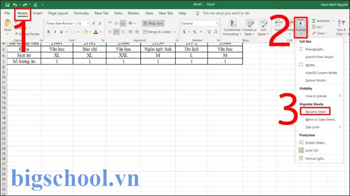 Đổi Tên Sheet Trong Excel: Hướng Dẫn Chi Tiết, Mẹo Thông Minh Và Các Phương Pháp Nâng Cao 1 Đổi Tên Sheet Trong Excel