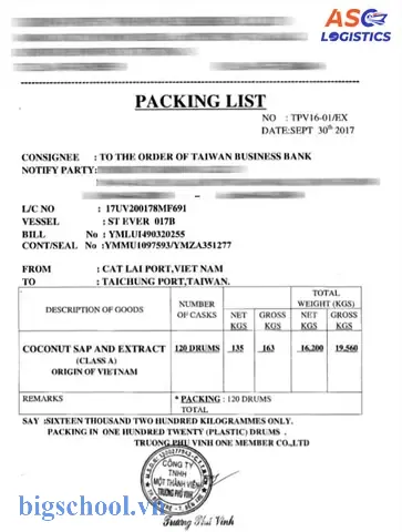 Download Mẫu Packing List Excel – Hướng Dẫn Chi Tiết Từ A Đến Z 11 Download Mẫu Packing List Excel