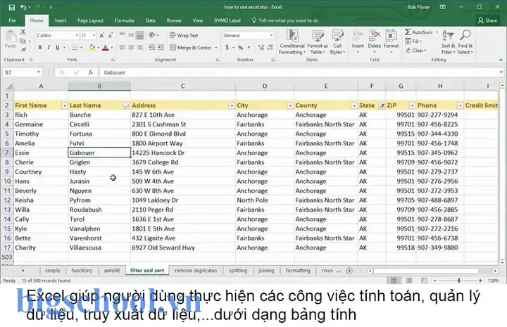Excel Dùng Để Làm Gì