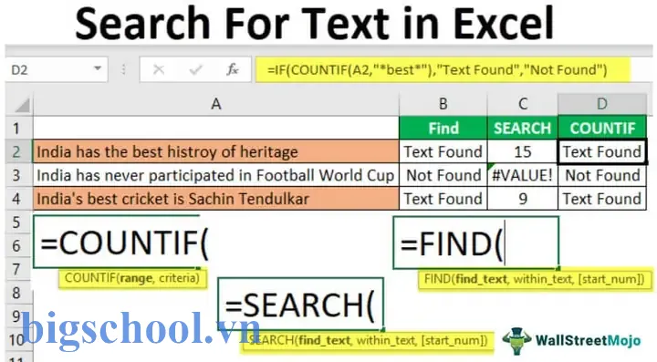 Excel Find Text In Cell