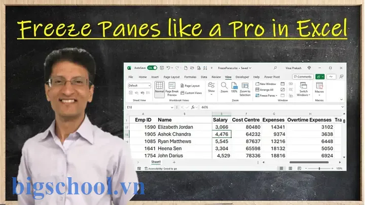 Cách Giữ Hàng Ở Trên Cùng Trong Excel: Hướng Dẫn Chi Tiết Và Thực Hành 15 Excel Keep Row On Top