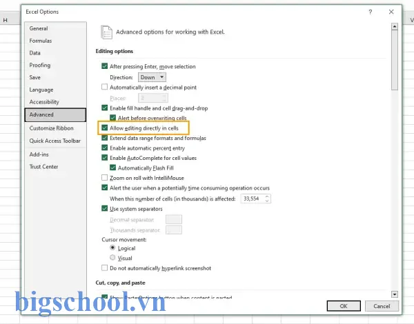 Excel Không Gõ Được Chữ: Nguyên Nhân, Giải Pháp Và Cách Khắc Phục Hiệu Quả 9 Excel Không Gõ Được Chữ