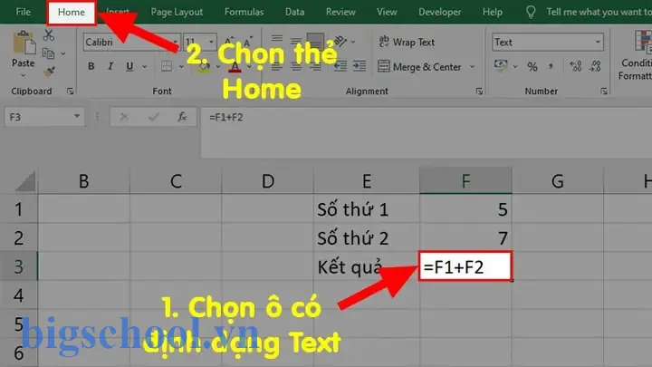 Excel Không Nhảy Công Thức: Bí Quyết Giải Quyết Và Ứng Dụng Thực Tiễn 3 Excel Không Nhảy Công Thức