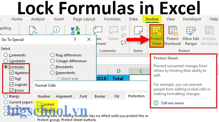 Excel Lock Cell In Formula