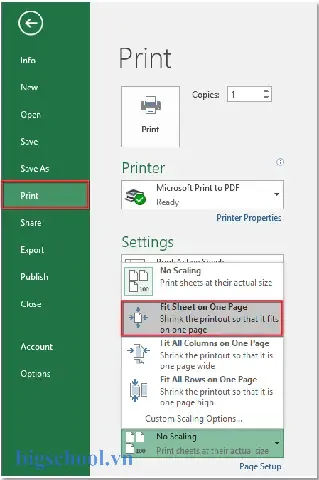 Cách Sử Dụng Tính Năng “fit To Page” Trong Excel Để In Tài Liệu Hoàn Hảo 5 Excel Print Fit To Page
