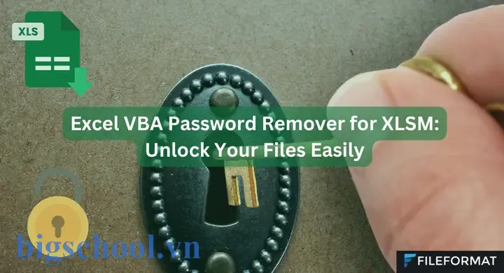 Excel Vba Password Remover Xlsm: Hướng Dẫn Chi Tiết Từ A Đến Z Để Gỡ Mật Khẩu File Excel 11 Excel Vba Password Remover Xlsm