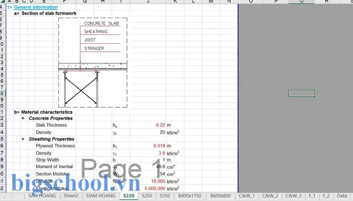 Hướng Dẫn Chi Tiết Sử Dụng File Excel Tính Giàn Giáo: Từ Cơ Bản Đến Nâng Cao 3 File Excel Tính Giàn Giáo