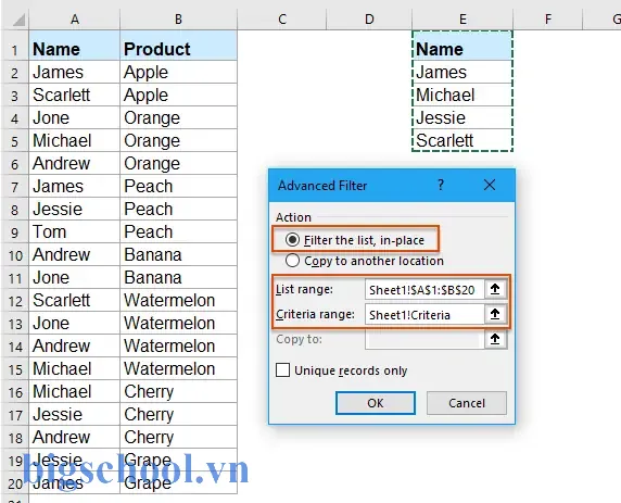 Cách Lọc Nhiều Giá Trị Trong Excel: Hướng Dẫn Chi Tiết Từ Cơ Bản Đến Nâng Cao 9 Filter Multiple Values In Excel