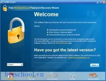 Free Word Excel Password Recovery Wizard: Hướng Dẫn Chi Tiết Để Khôi Phục Mật Khẩu Tài Liệu Word Và Excel Miễn Phí 13 Free Word Excel Password Recovery Wizard
