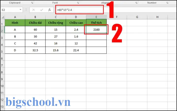 Hàm Nhân 2 Cột Trong Excel