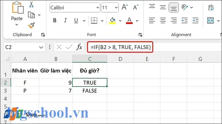 Hàm True Và False Trong Excel: Tất Cả Những Gì Bạn Cần Biết Để Làm Chủ Logic Trong Bảng Tính 11 Hàm True False Trong Excel